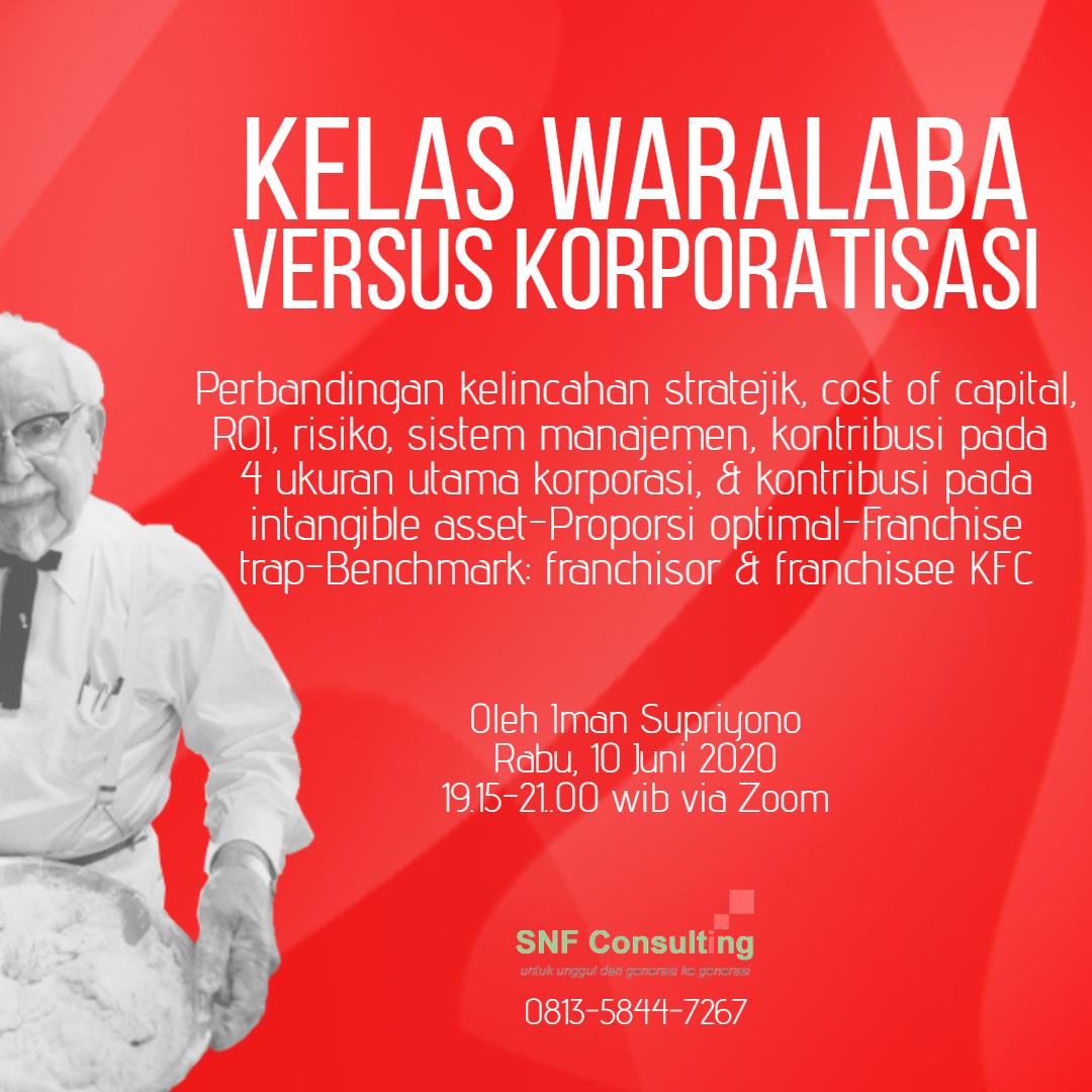 Kelas waralaba vs korporatisasi