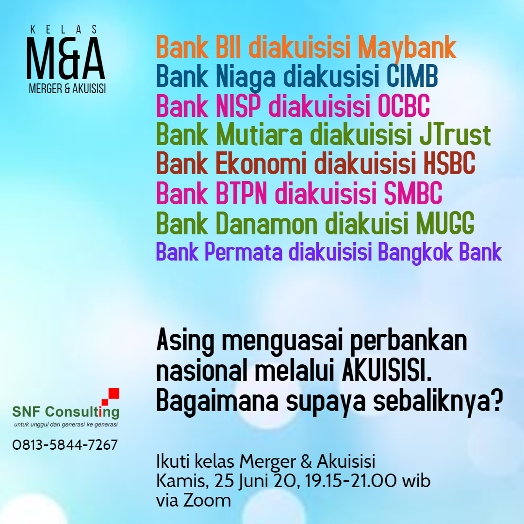 Kelas Merger Akuisisi versi bank