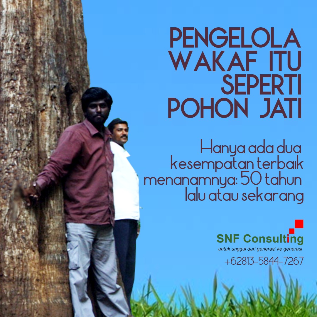 Wakaf seperti pohon jati