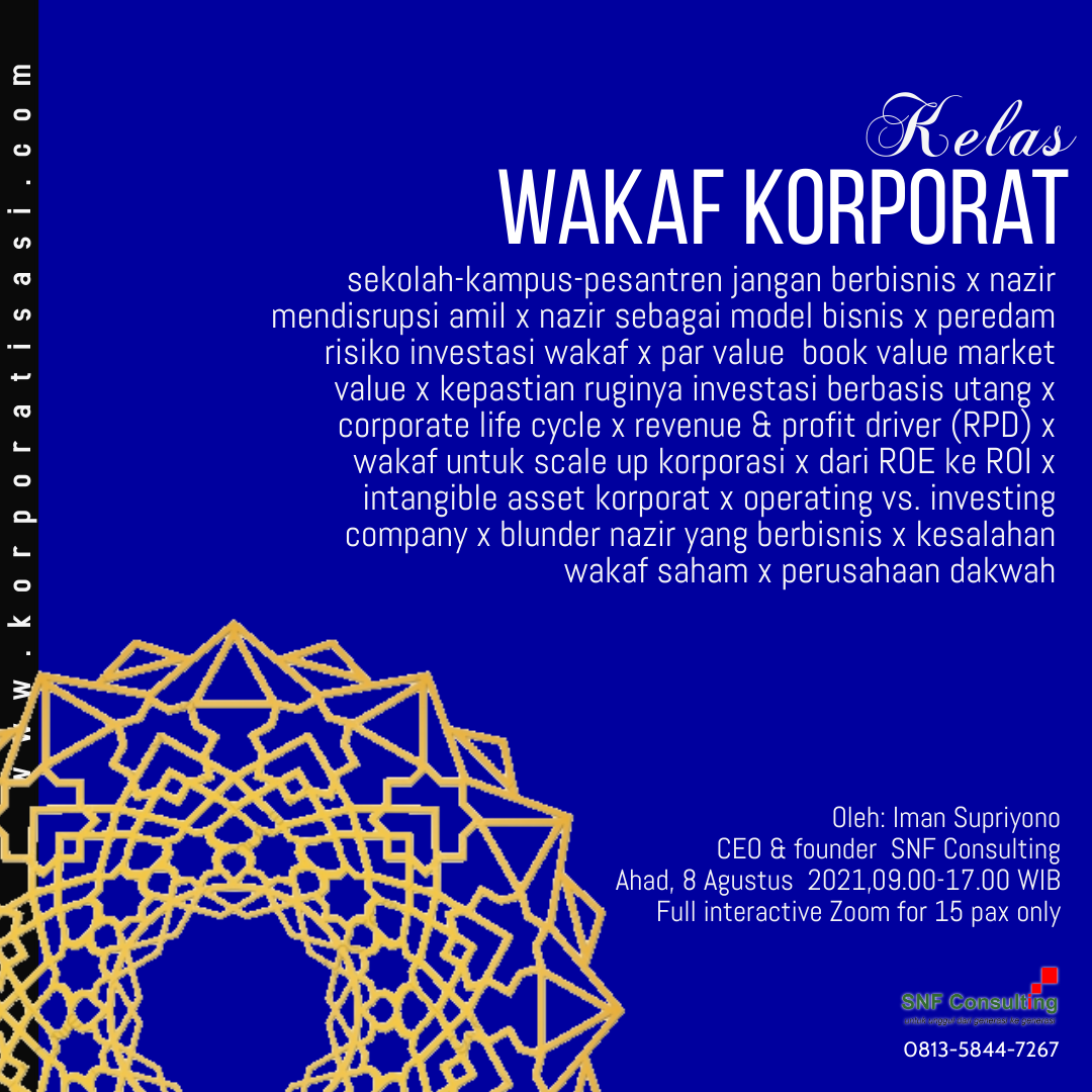 Kelas 02 Wakaf Korporat