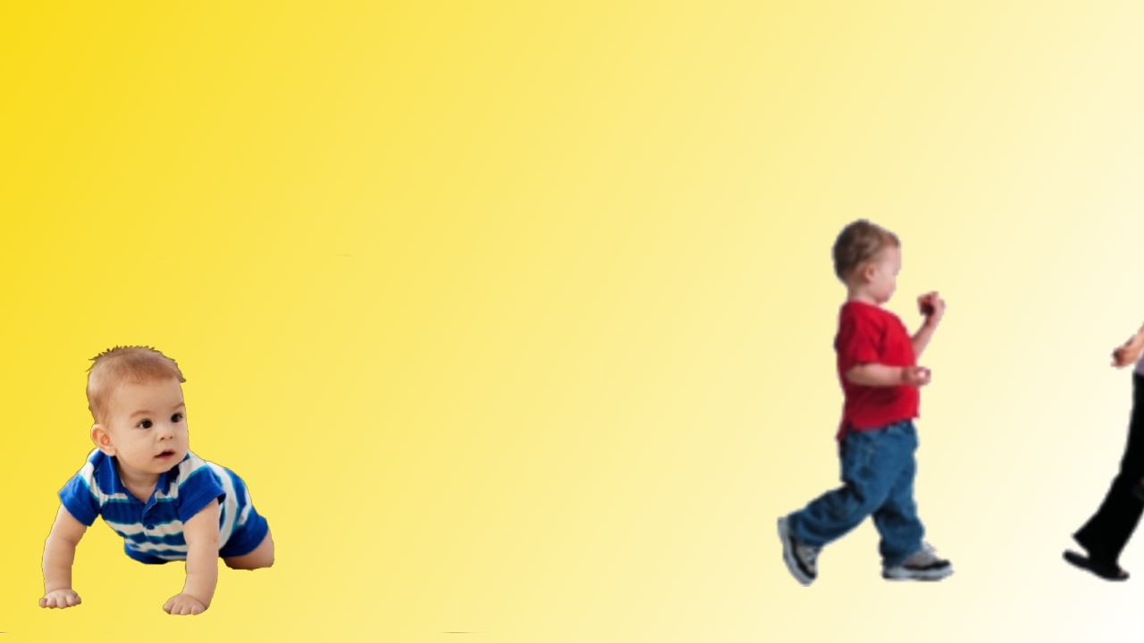 Merangkak dan berlari