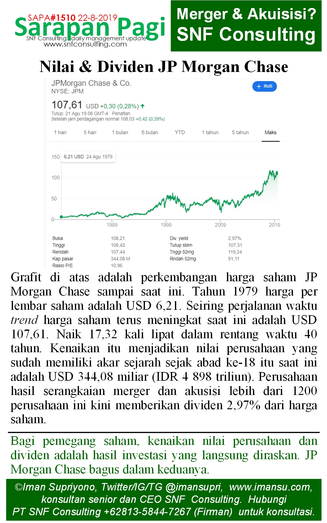 SAPA1510 JP Morgan Chase saham