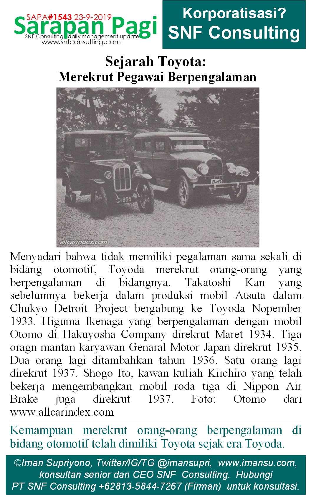 SAPA1543 Sejarah Toyota merekrut pegawai berpengalaman otomotif.jpg